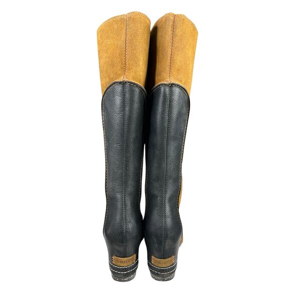 Sorel Women’s Cate The Great Brown Suede Wedge Riding Boot Size US 10 - Picture 8 of 11